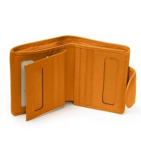 Женский кожаный кошелек Bright DR. BOND WS-415-1 yellow