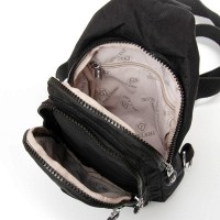 Женская тканевая сумка-слинг Jielshi 0879 black