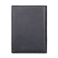 Кожаный мужской черный кошелек John McDee jdr-8450a