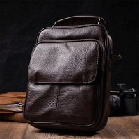 Мужская кожаная сумка через плечо Vintage 21949 