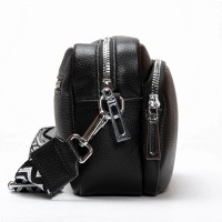 Женский молодежный кожаный клатч ALEX RAI 3803 black