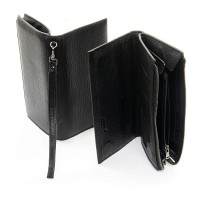 Кожаный мужской кошелек BRETTON 162-5 black