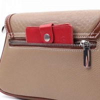 Молодежная женская кожаная сумка через плечо Vintage 22620 