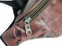 Мужская кожаная поясная сумка Paul Rossi 908-MTN light brown