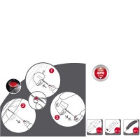 Зонт женский автомат Knirps U.200 Berry Kn95 2200 1702