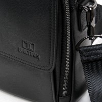 Мужская кожаная сумка через плечо BRETTON 9357-2 black