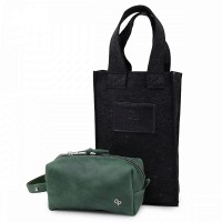 Женская кожаная косметичка GRANDE PELLE 11573