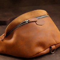 Кожаная сумка на пояс Vintage 20371
