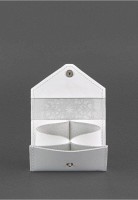 Кожаный кард-кейс BlankNote 3.0 белый с мандалой bn-kk-3-light