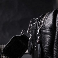 Молодежная женская кожаная сумка через плечо Vintage 22343