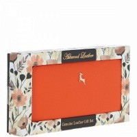 Женский кожаный кошелек Ashwood J51 MANDARIN с RFID защитой