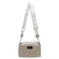 Женский молодежный кожаный клатч ALEX RAI 29012 l.grey