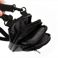 Мужская тканевая сумка через плечо Lanpad 6195 black