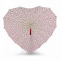 Зонт женский механический Fulton L909-041031 Heart Walker-1 Mini Hearts (Меняет цвет)