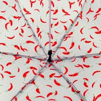 Механический женский зонт Fulton Superslim-2 L553 Hot Chilies (Горячие чили)