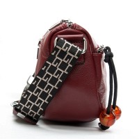 Женская кожаная сумка классическая ALEX RAI 93038 red