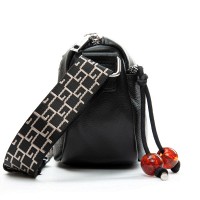 Женская кожаная сумка классическая ALEX RAI 93038 black