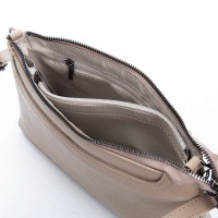 Женский молодежный кожаный клатч ALEX RAI 3092 beige(копия)