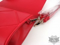 Женская стильная компактная сумка красная