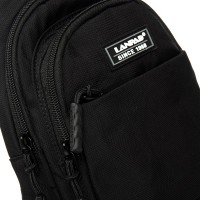 Мужская тканевая сумка-слинг Lanpad A4157 black бол(копия)