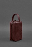 Женская кожаная косметичка-несессер 5.0 Бордовый Crazy Horse BN-CB-5-VIN-KR