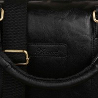 Мужская кожаная сумка Ashwood G34 Black