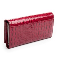 Женский лаковый кожаный кошелек PE DR. BOND PEW1-V red