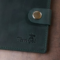 Мужской кожаный кошелек Shvigel 16456