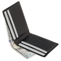 Кожаное портмоне Visconti RW49 Dollar (Black)