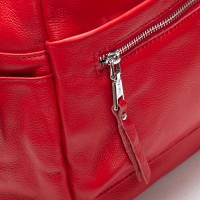 Женский кожаный рюкзак ALEX RAI 8635-9 red