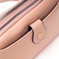 Женский молодежный кожаный клатч ALEX RAI 88085 pink