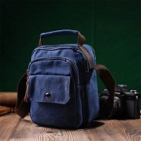 Мужская тканевая сумка через плечо Vintage 22221 