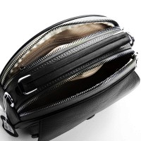 Женский молодежный кожаный клатч ALEX RAI 29052 black