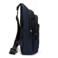 Мужская тканевая сумка-слинг Lanpad 63746 blue