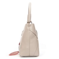 Женская кожаная сумка ALEX RAI 6610 grey