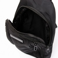Мужская тканевая сумка-слинг Lanpad 35005 black