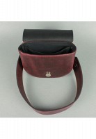 Женская кожаная сумка Ruby S бордовая винтажная TW-RUBBY-SMALL-MARS-CRZ