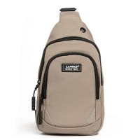 Мужская тканевая сумка-слинг Lanpad 8805 khaki мал