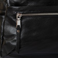 Женская кожаный рюкзак ALEX RAI 8635-9 black