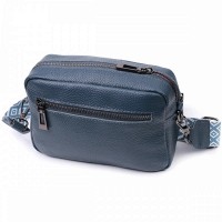 Молодежная женская кожаная сумка через плечо Vintage 22636 