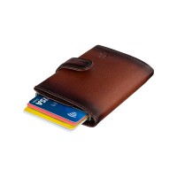Мужской  кожаный кошелек Visconti AT57 Noah c RFID (Burnish Tan)