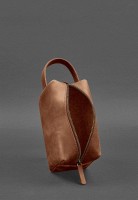 Кожаная косметичка-несессер 5.0 Светло-коричневый Crazy Horse BN-CB-5-K-KR