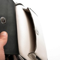 Женский молодежный кожаный клатч ALEX RAI 29052 white