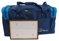 Сумка дорожная 60 л Wallaby 430-5 синяя с голубым