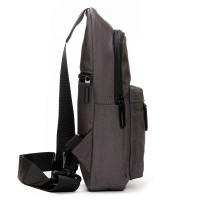 Мужская тканевая сумка-слинг Lanpad 3073 gray