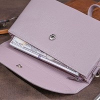 Женский кожаный клатч ST Leather 19322 Лиловый