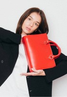 Женская кожаная  сумка Fancy красная TW-FENCY-RED-KSR