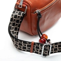 Женская кожаная сумка классическая ALEX RAI 93038 camel