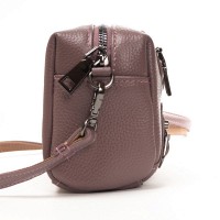 Женский молодежный кожаный клатч ALEX RAI 60072 purple
