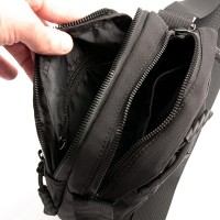 Сумка через плечо Lanpad 6049 black мал